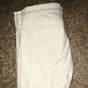White hollister Skinny jeans